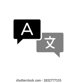 Translate icon vector illustration design template