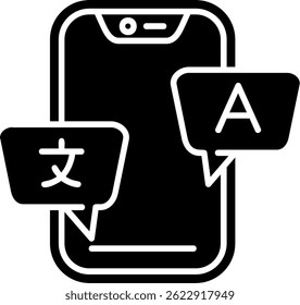 Traducir Line Vector Icon Design