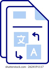 Translate Line vector Icon Design