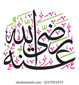 رضي الله عنه
Translate: " May Allah be pleased with him "