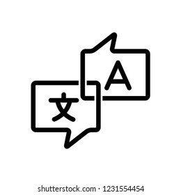 translate - translation icon vector