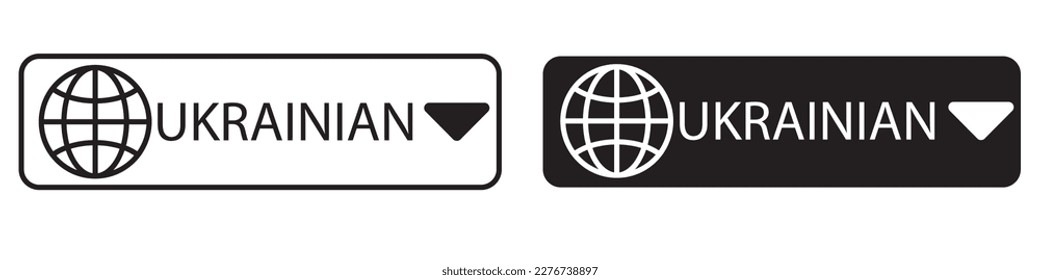 Translate vector icon. Change language button isolated on white background. Vector illustration.EPS 10