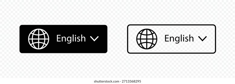 Translate vector icon. Change language button isolated on transparent background. Element for web, mobile or user interface. Vector illustration. Vector Illustration .EPS 10 .