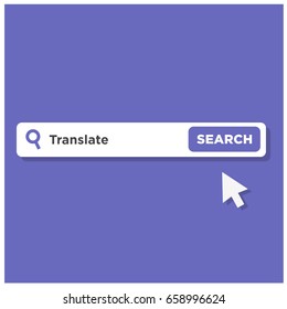 Translate Written in Browser Search Bar with Mouse Pointer