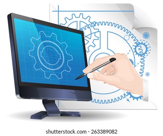 Translating Ideas into Reality Illustration