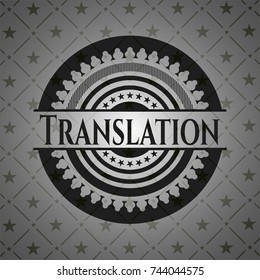 Translation dark badge