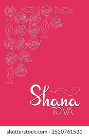 Translation from Hebrew - Happy New Year. Perfect design for greeting cards, posters and social media. Jewish holiday Rosh Hashana. Shana Tova.