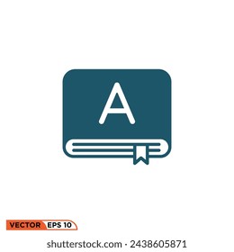 Translation icon design vector graphic of template, sign and symbol