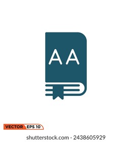Translation icon design vector graphic of template, sign and symbol