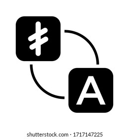 translation icon design vector template