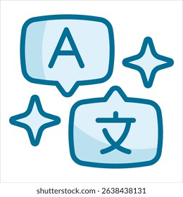 Translation Icon Element For Design