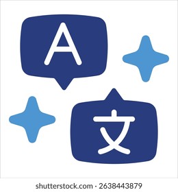 Translation Icon Element For Design