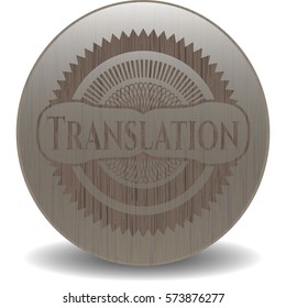 Icono de estilo de efecto de lápiz de traducción
