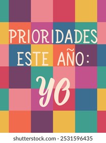 Translation from Spanish - Priorities this year: I. Perfect design for greeting cards, posters and social media. Spanish Lettering.