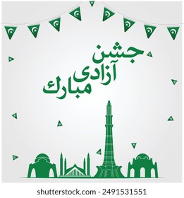 Traducción del urdu: Feliz Día de la Independencia | Día de la Independencia de Pakistán 14 de agosto 