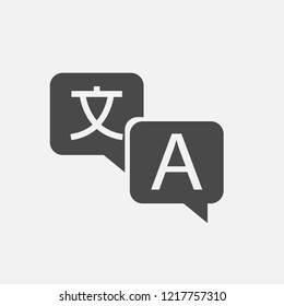 Translation vector icon eps10