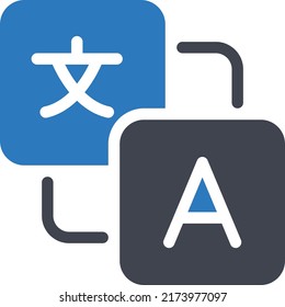 translation Vector illustration on a transparent background.Premium quality symbols.Glyphs vector icon for concept and graphic design. 

