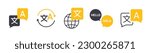 Translator app icon logo. Translate language glossary chinese english bubble phone app symbol vector icon