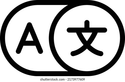 translator Vector illustration on a transparent background. Premium quality symmbols. Thin line vector icons for concept and graphic design. 

