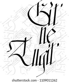 Transliteration of Russian words in Latin. In the vector. Approximately - To live, not to grieve