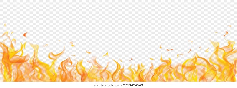 transluzente orange Feuer Flammen Funken transparenter Hintergrund verwendet Licht Illustrationen Transparenz 