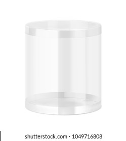 Translucent plastic jar. Vector illustration on transparent background. Layered file, easy to use for food, gifts, candy. EPS10.