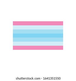 transmasculine flag flat icon, vector illustration