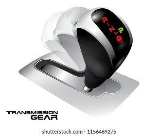 Transmission gear concept vector