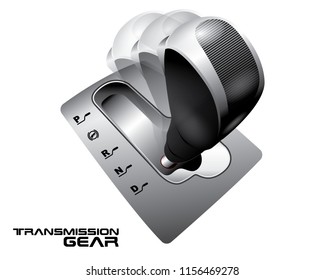 Transmission gear concept vector