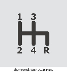 Transmission icon. Vector illustration.