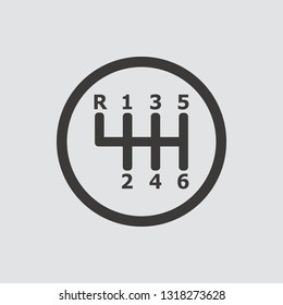 Transmission icon. Vector illustration.