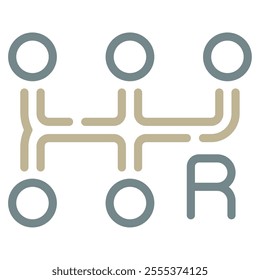 Transmission icon for web, app, infographic, etc