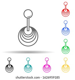Transmission multi color style icon. Simple thin line, outline vector of cars service and repair parts icons for ui and ux, website or mobile application