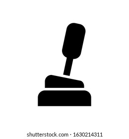 Transmission Solid Icon, vector  manual gearbox glyph style isolated on white background