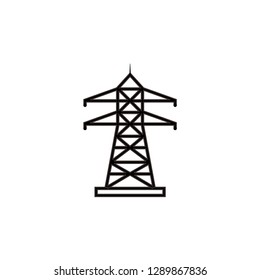 Transmission tower icon vector