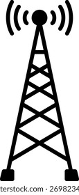 Vektorgrafik des Sendeturms
