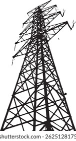 transmission tower illustrations showcasing diverse structural designs and configurations