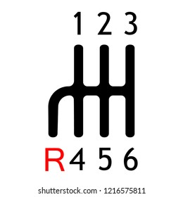 Transmission vector icon.