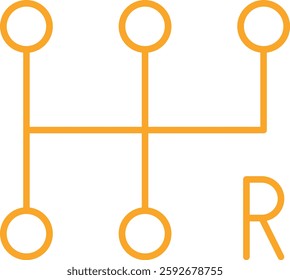 Transmission vector icon. Can be used for printing, mobile and web applications.