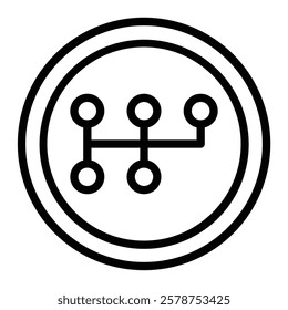 Transmission Vector Line Icon Design