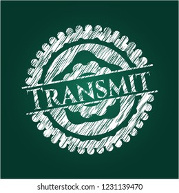 Transmit written on a chalkboard