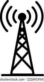 icono del transmisor, plantilla de símbolo vector sobre fondo blanco.