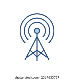 Transmiter related vector icon. Isolated on white background. Vector illustration