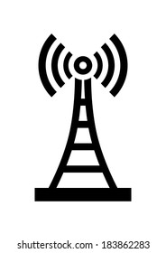 Transmitter Icon Stock Vector (Royalty Free) 183862283 | Shutterstock