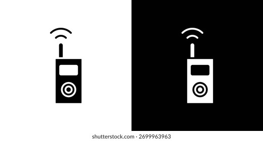 Elemento de diseño de concepto de icono de transmisor.