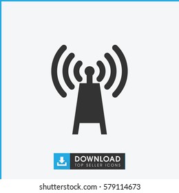 transmitter icon illustration isolated vector sign symbol