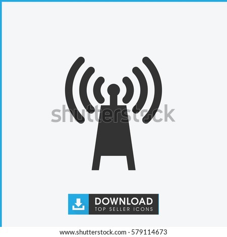 transmitter icon illustration isolated vector sign symbol