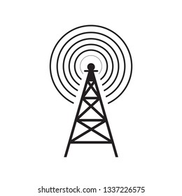 11,272 Flat radio tower icon Images, Stock Photos & Vectors | Shutterstock