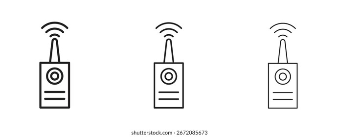 Icono del transmisor. Ilustración de elemento simple. Puede ser utilizado para el Web y el móvil.