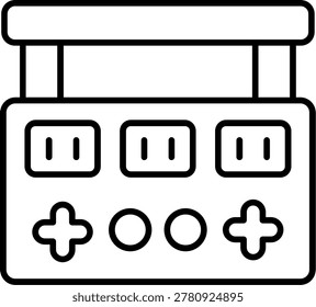 Transmitter Icon Vector Element line icon design vector icons